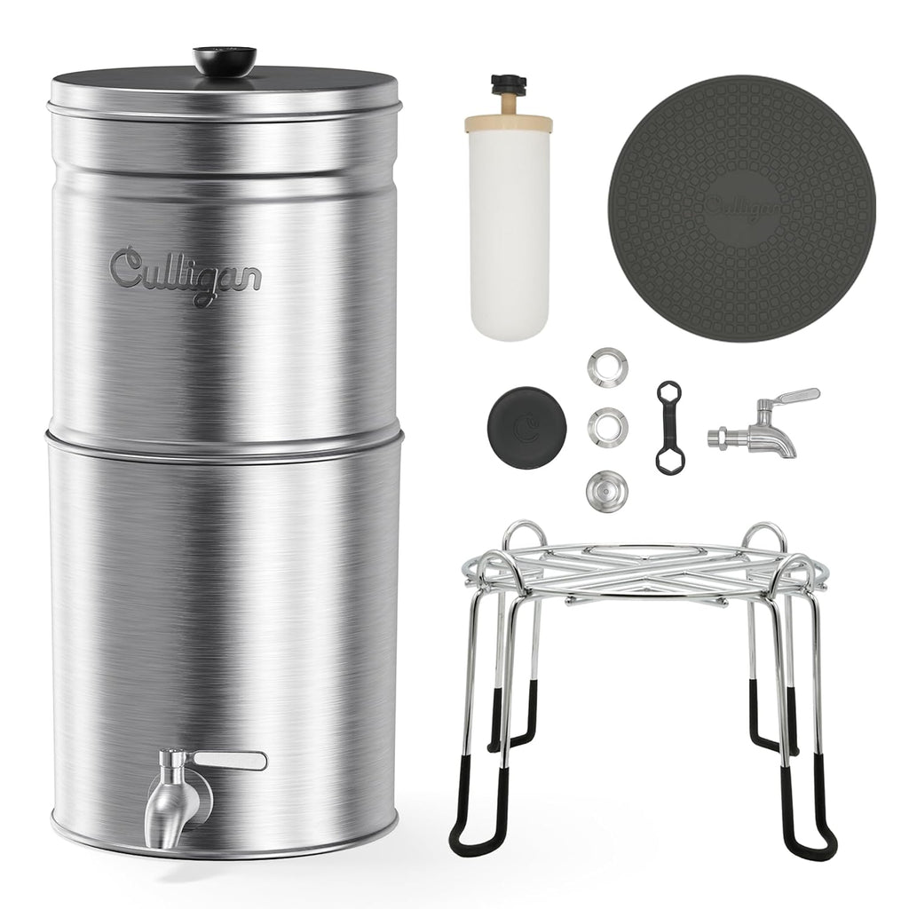 Culligan MaxClear Gravity Water Filter System - Microplastics, Lead & PFAS