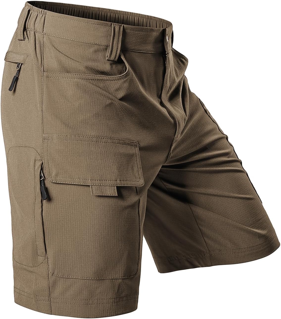 Hiauspor Men's Hiking Cargo Shorts: Quick Dry Lightweight with 6 Pockets