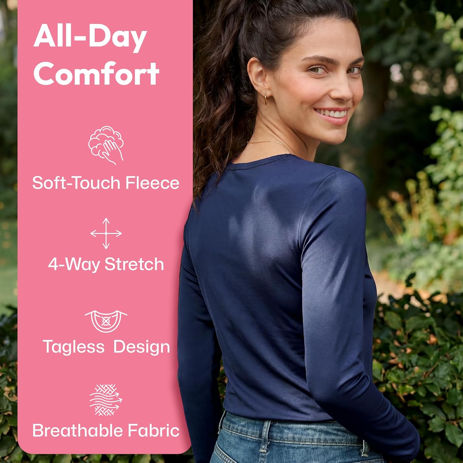 Thermal Underwear for Women Long Johns Set Fleece Lined Winter Cold Weather