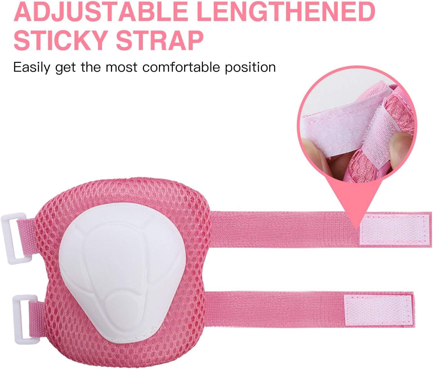 WayEee 6PCS Kids Protective Gear Set Knee Pads Elbow Pads Wrist Guards/3-14