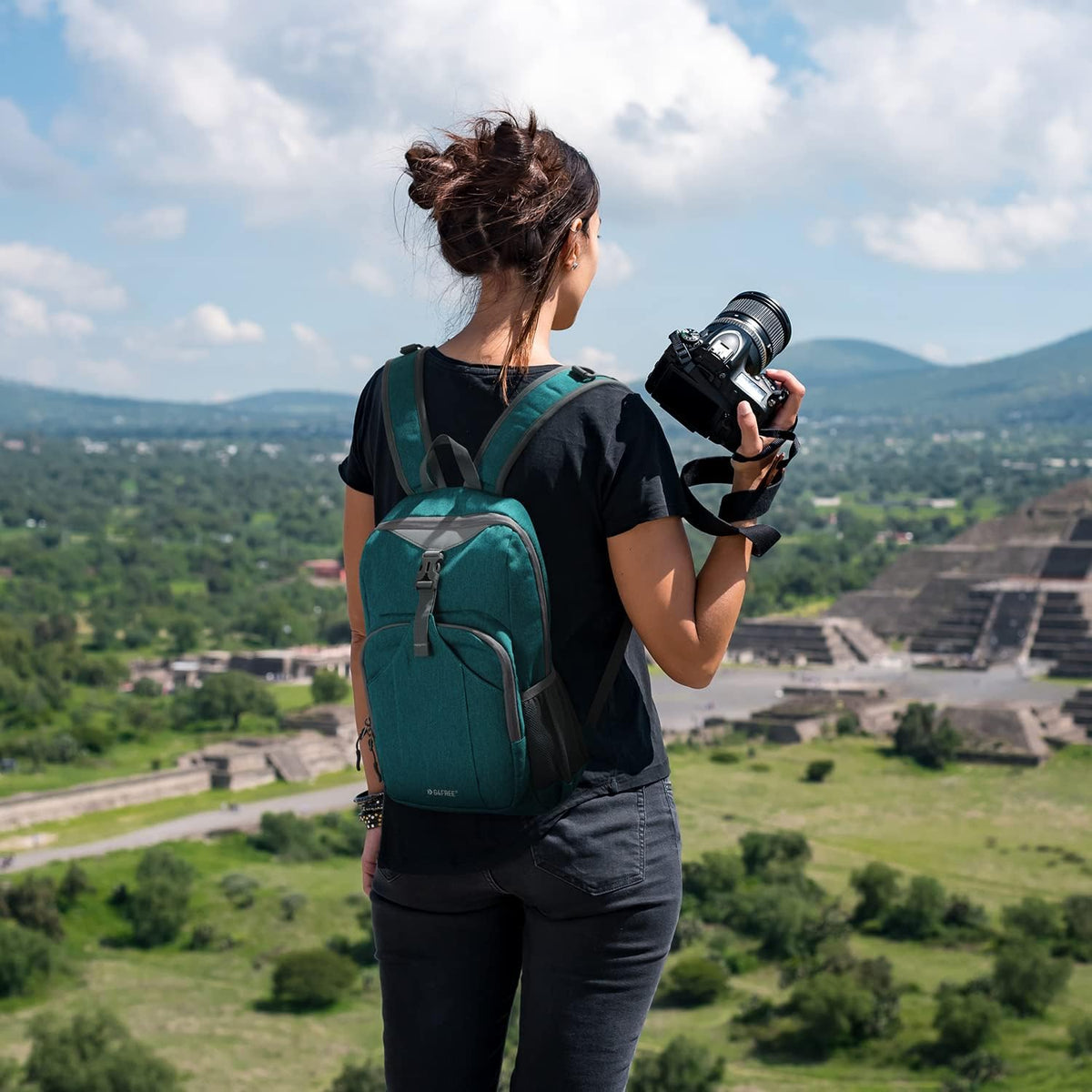 G4Free Mini 10L Hiking Daypack Small Hiking Backpack Cycling Compact Shoulder Backpack Outdoor for Men Women