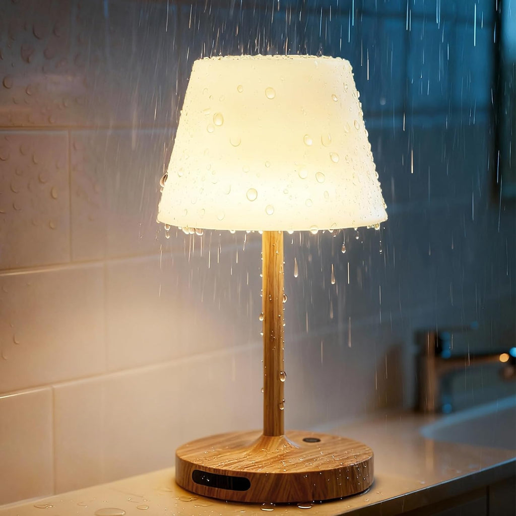 SAIWEYA Outdoor Waterproof Shower Lamp, 5200mAh Rechargeable Bathroom Lamp