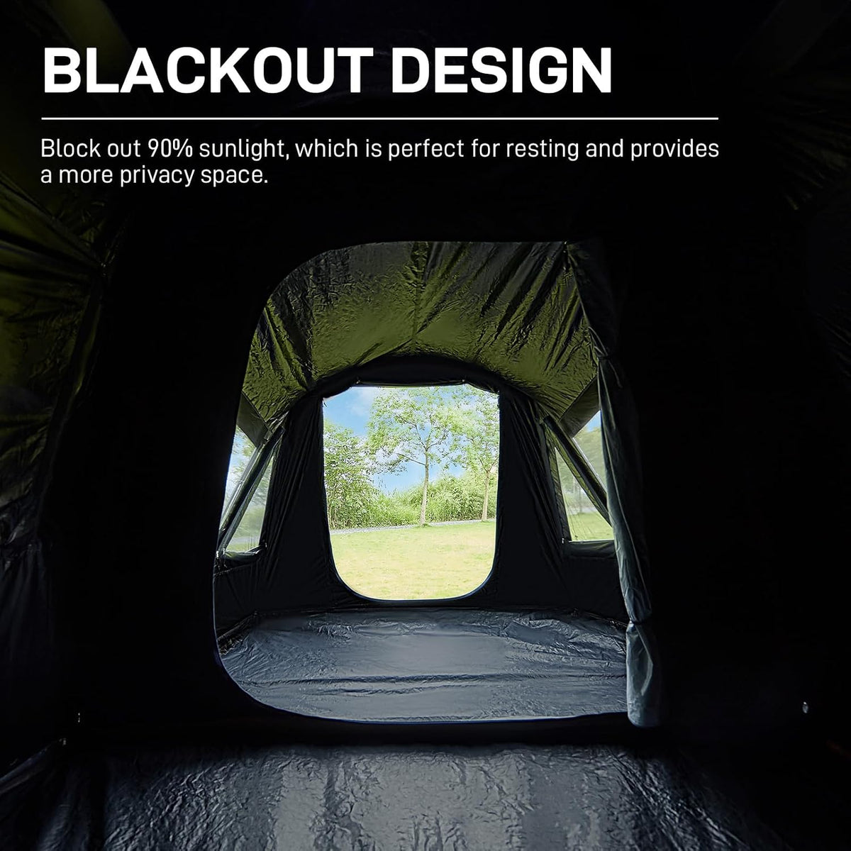 EVER ADVANCED 8 Person Blackout Design Cabin Tent