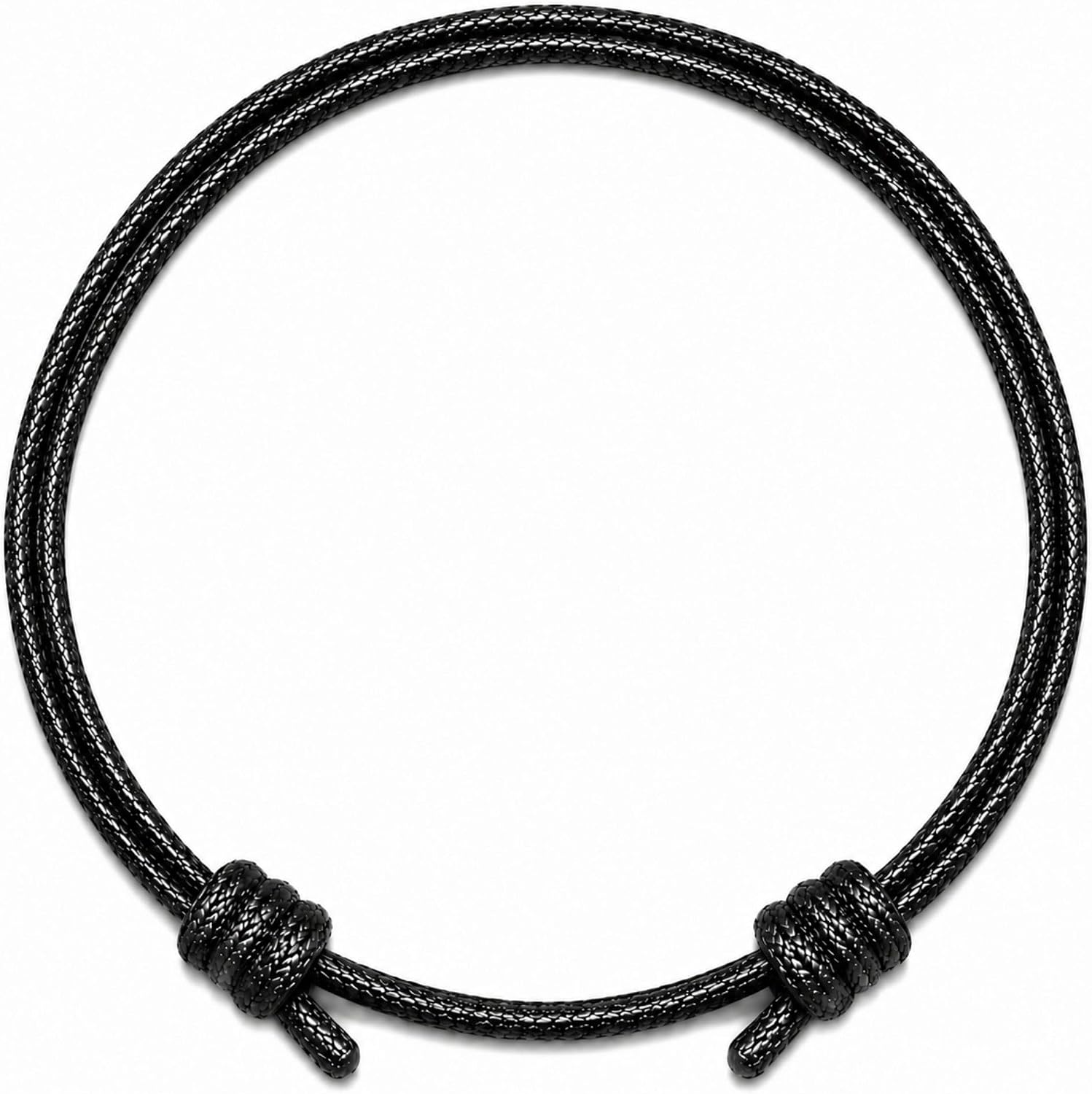 Wax Nylon Cord Bracelet for Men Women, Adjustable Waterproof String Jewelry