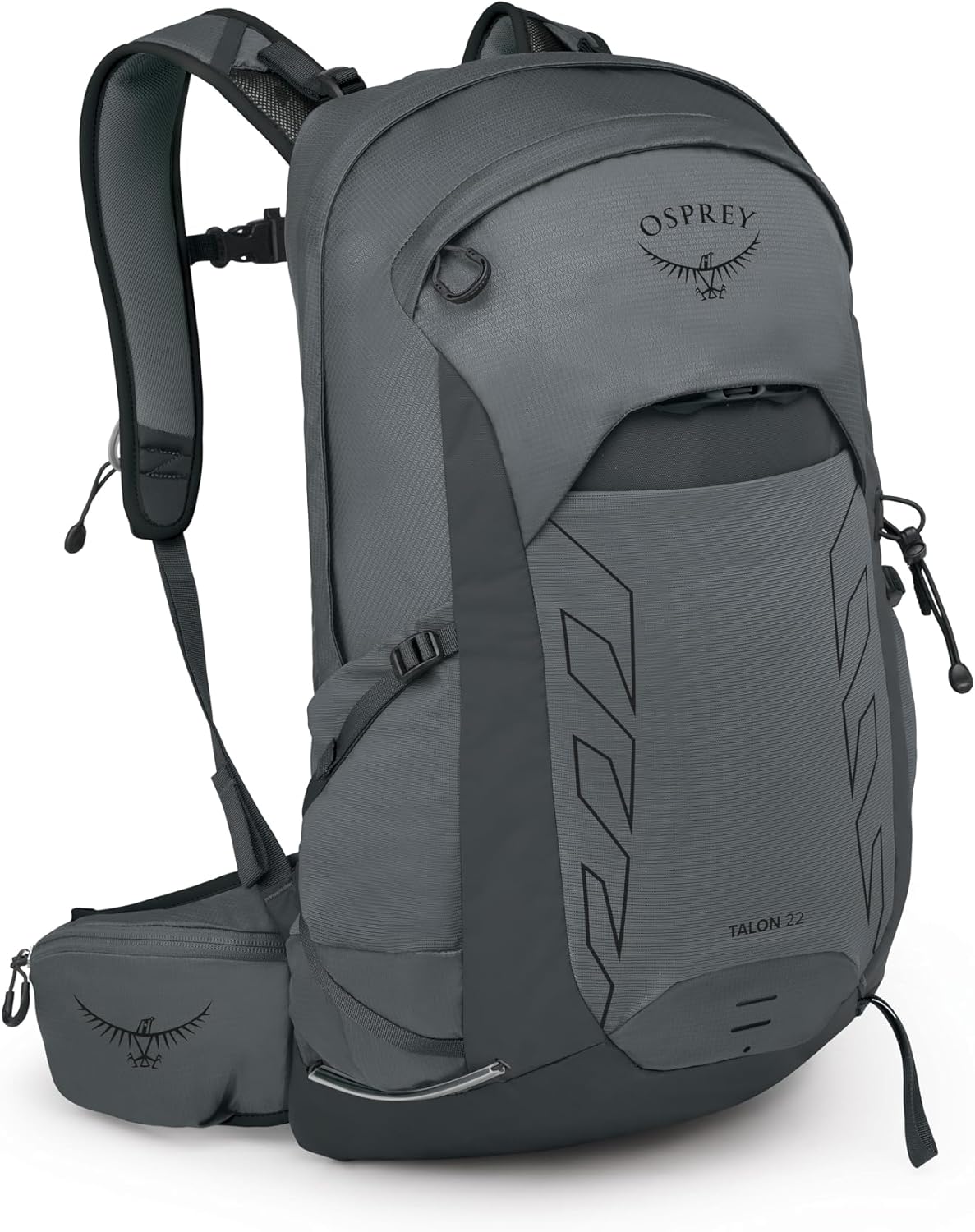 Osprey Talon 22L Men's Lightweight Hiking Backpack, Gray OS