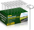 ALOTIKI Landscape Staples, 200Pcs 6 Inch Galvanized Landscape Fabric Stakes