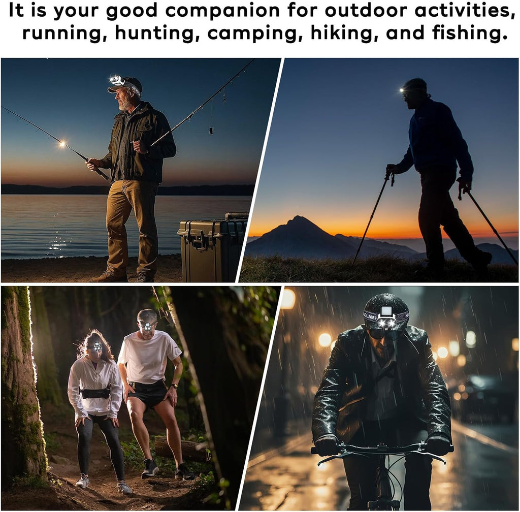 Foleto 2 Pack Hat Clip Light, Waterproof and Dust-Resistant Design