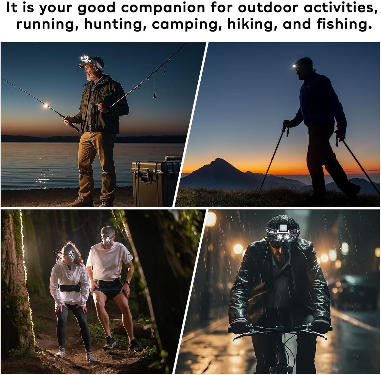 Foleto 2 Pack Hat Clip Light, Waterproof and Dust-Resistant Design