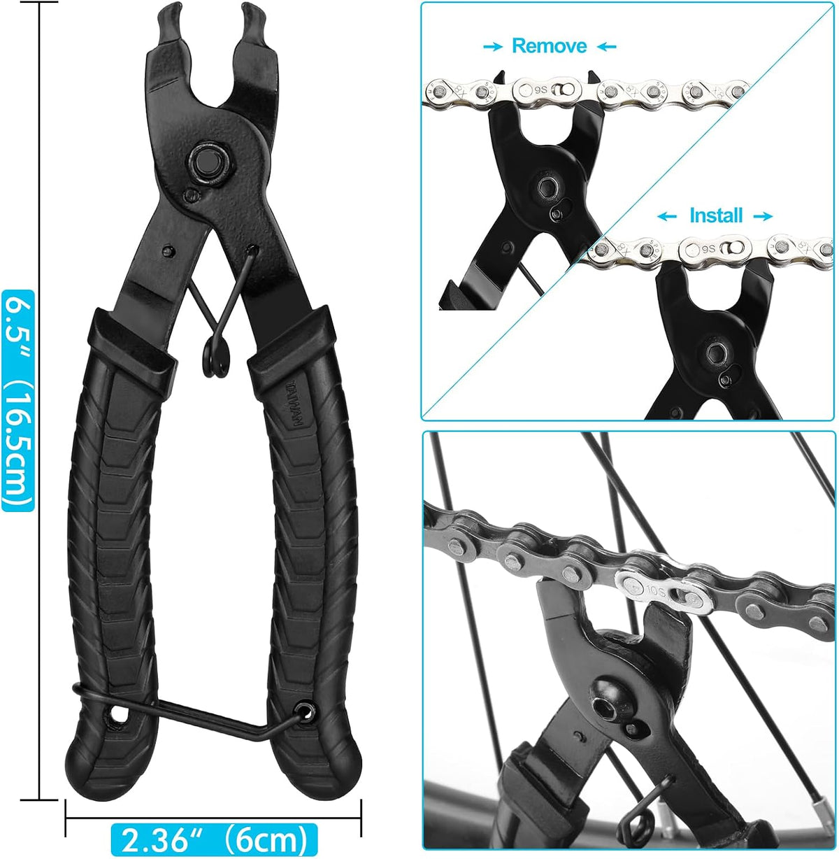 Professional Bike Chain Tool, Bicycle Chain Tool Repair Kit for 6-12 Speed and Single Speed Chain