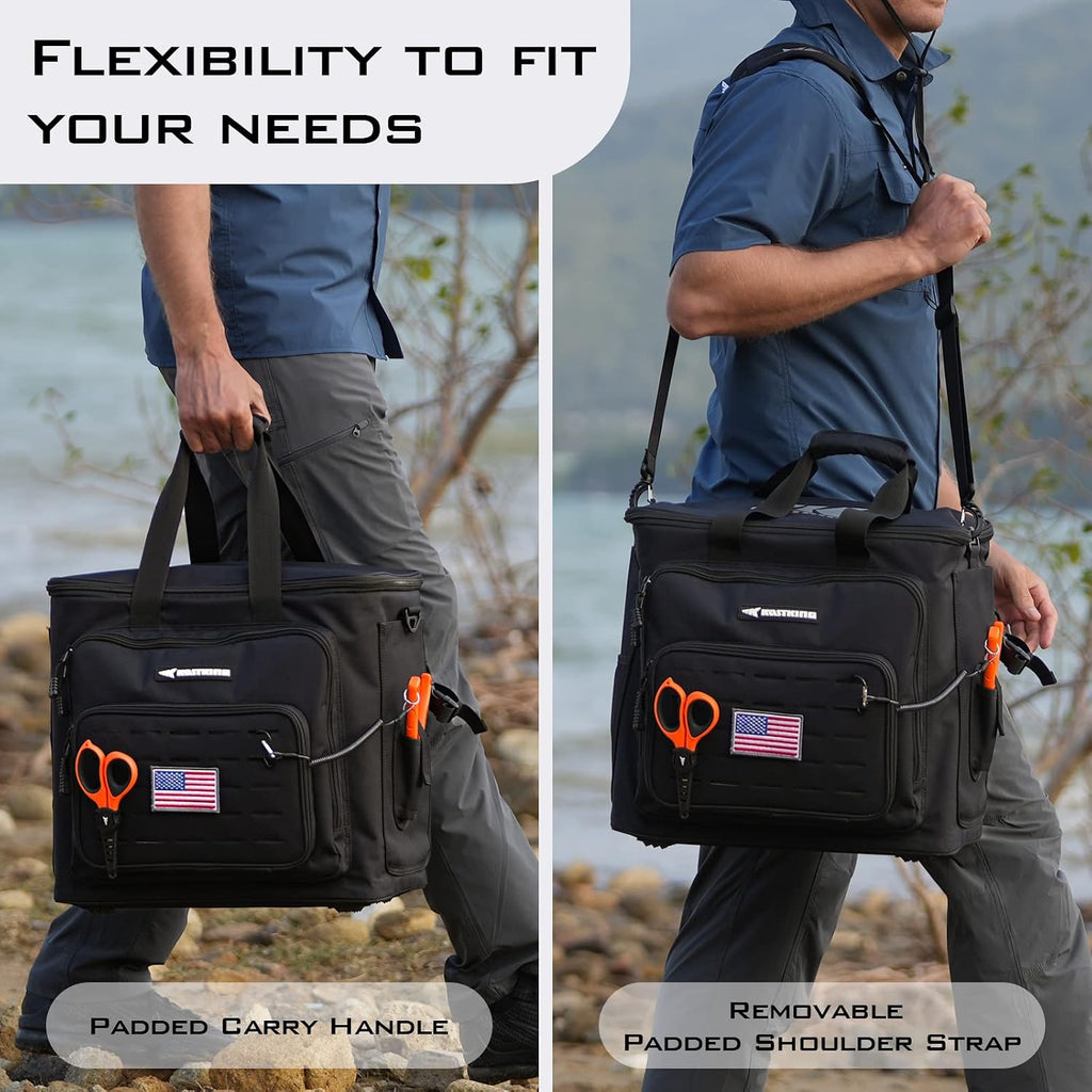 KastKing KarryAll Fishing Tackle Bag, Saltwater & Freshwater Gear Storage