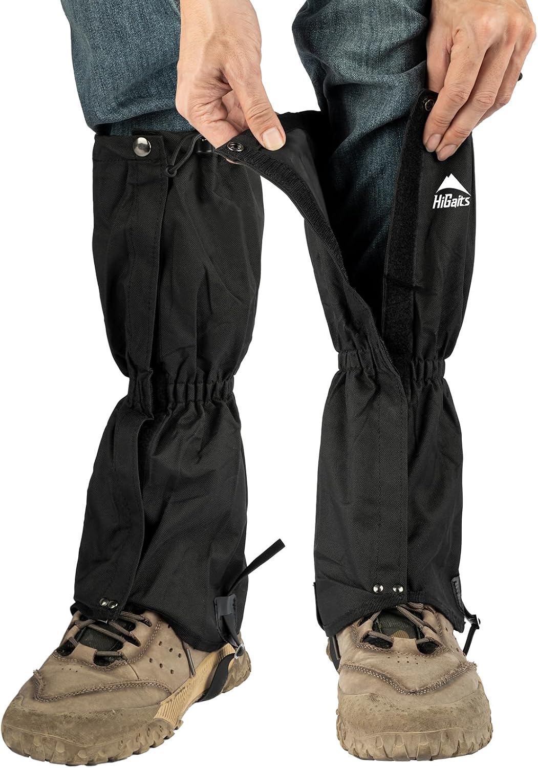 Leg Gaiters for Men and Women Waterproof Adjustable Gators for Hiking Boots in Climbing Hunting Trekking Snow Gaiters