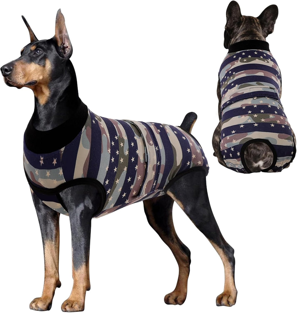 KOESON Lightweight & Soft Surgery Recovery Suit for Large Dogs Female Male