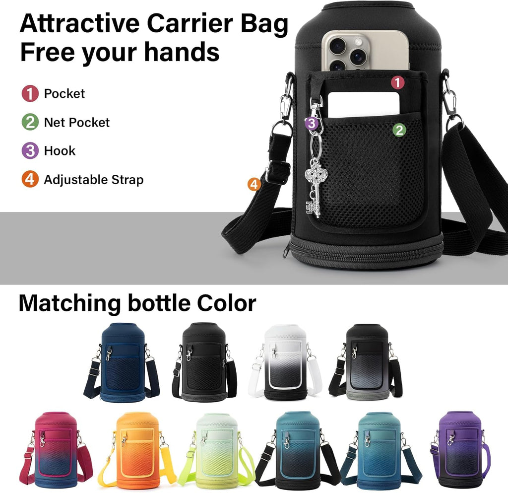 DYSANKY 1 Gallon Water Bottle Insulated