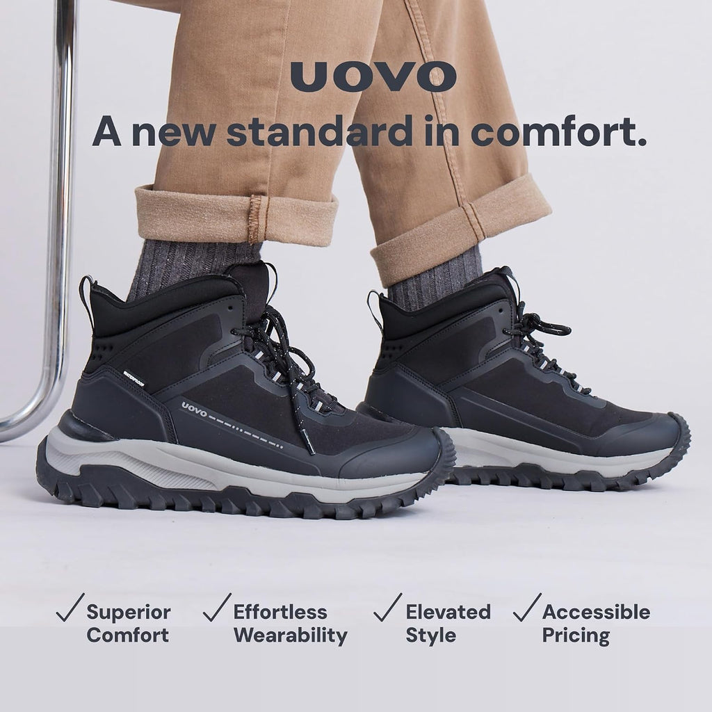 UOVO Men’s Monte City Boot, Waterproof
