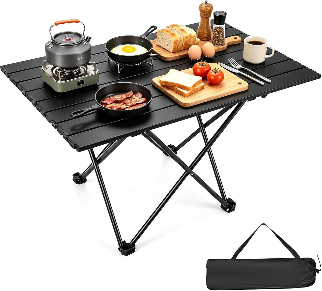 Folding Camping Table, Small Camping Table, Portable Aluminum Camp Table