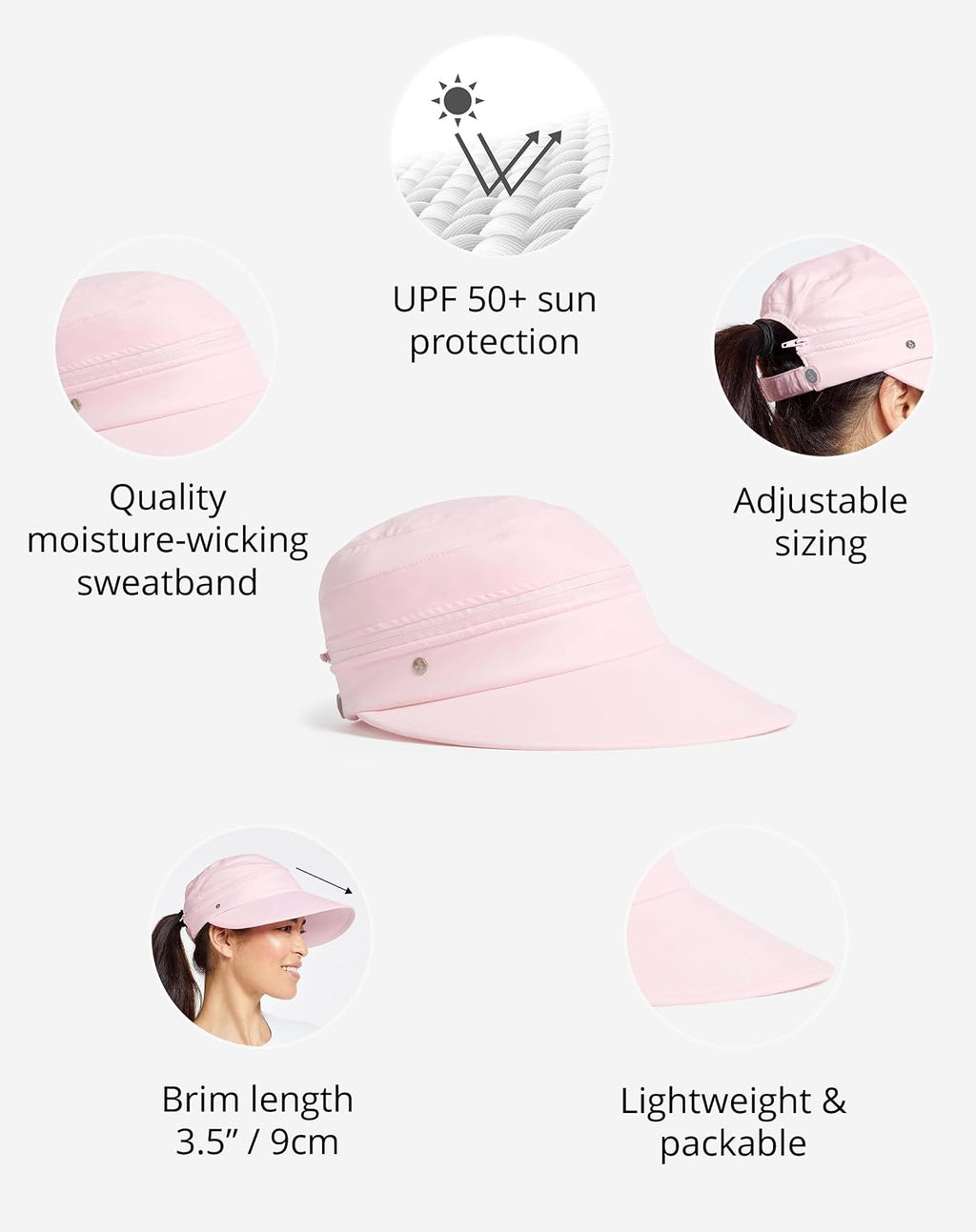 Solbari Women's Wanderlust Visor UPF 50+