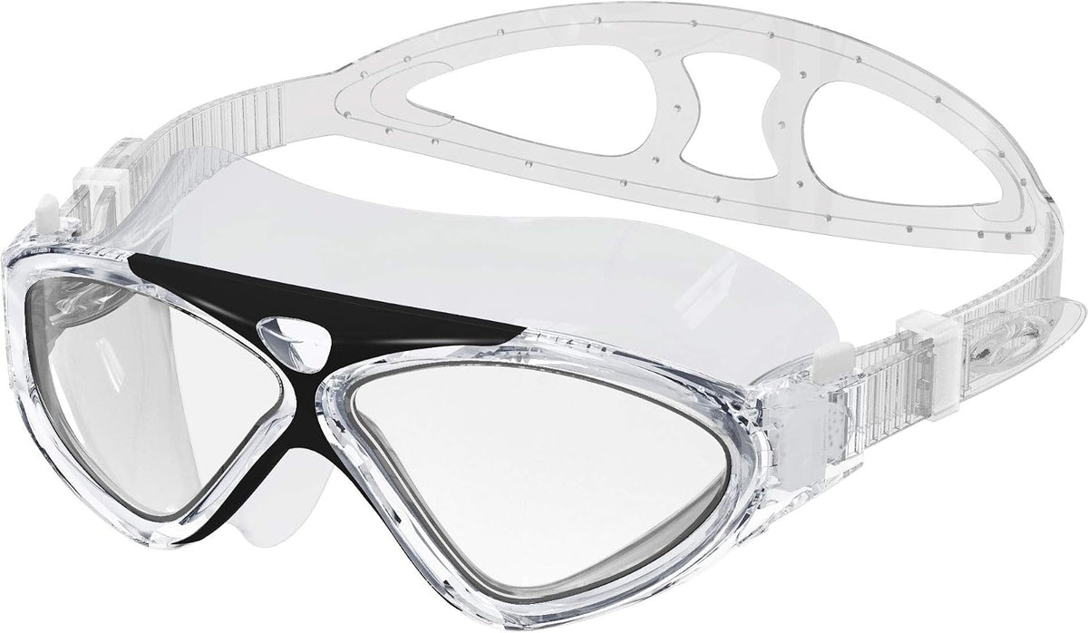 OutdoorMaster Swim Mask, Wide View Swim Goggles for Adult Men Women