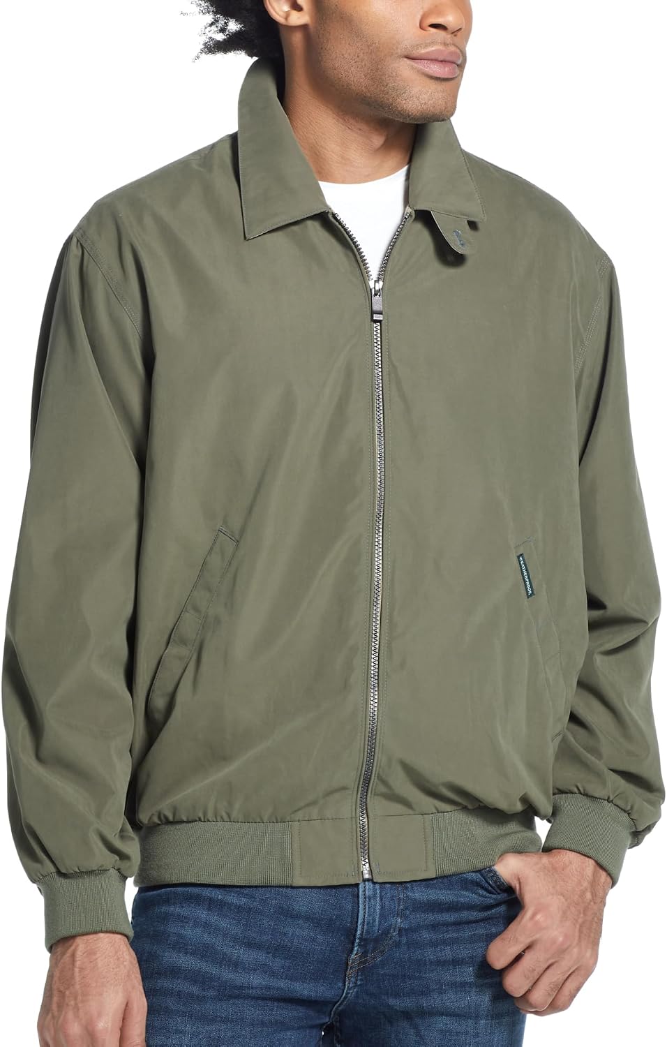 Weatherproof Men's Golf Jacket - Lightweight Windbreaker, Water-Resistant Microfiber Shell, Perfect for Golf & Casual Wear
