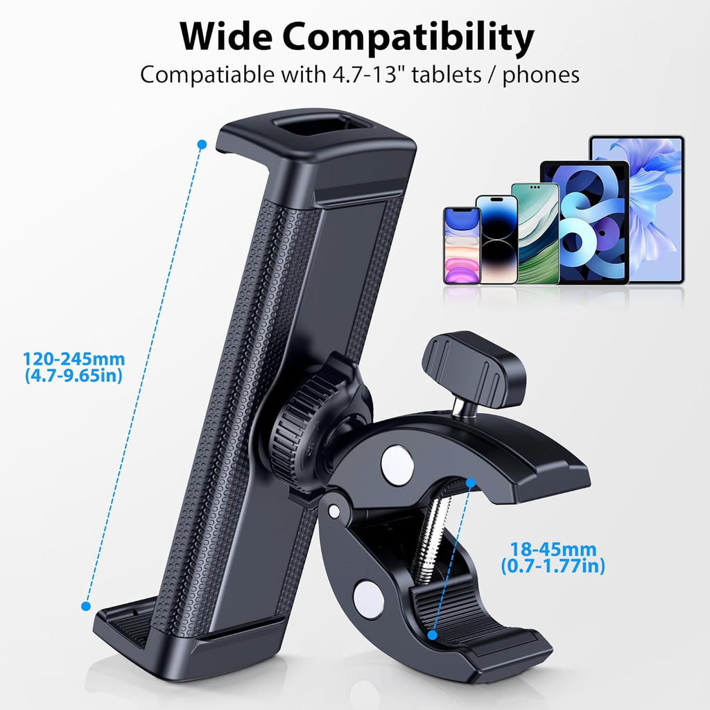 Tablet Holder Mount For Spin Bike, Treadmill, Indoor Stationary Bike