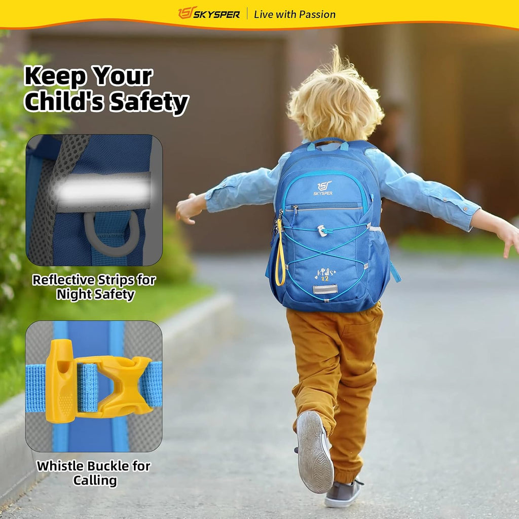 SKYSPER Kids Backpack 12L/18L Kids Travel Backpack Boy Girl for Ages 4-10