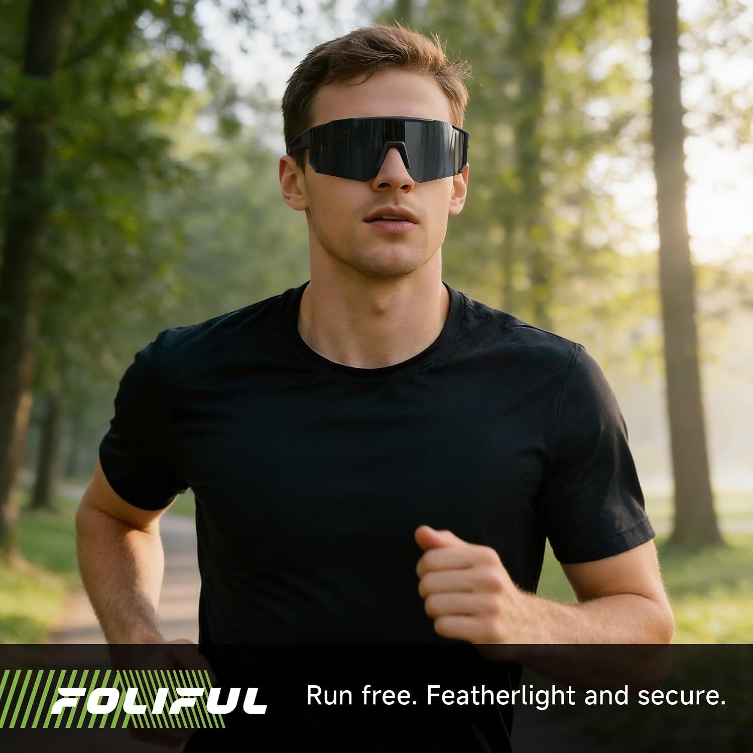Polarized Sports Sunglasses Men Women for Running Baseball Cycling