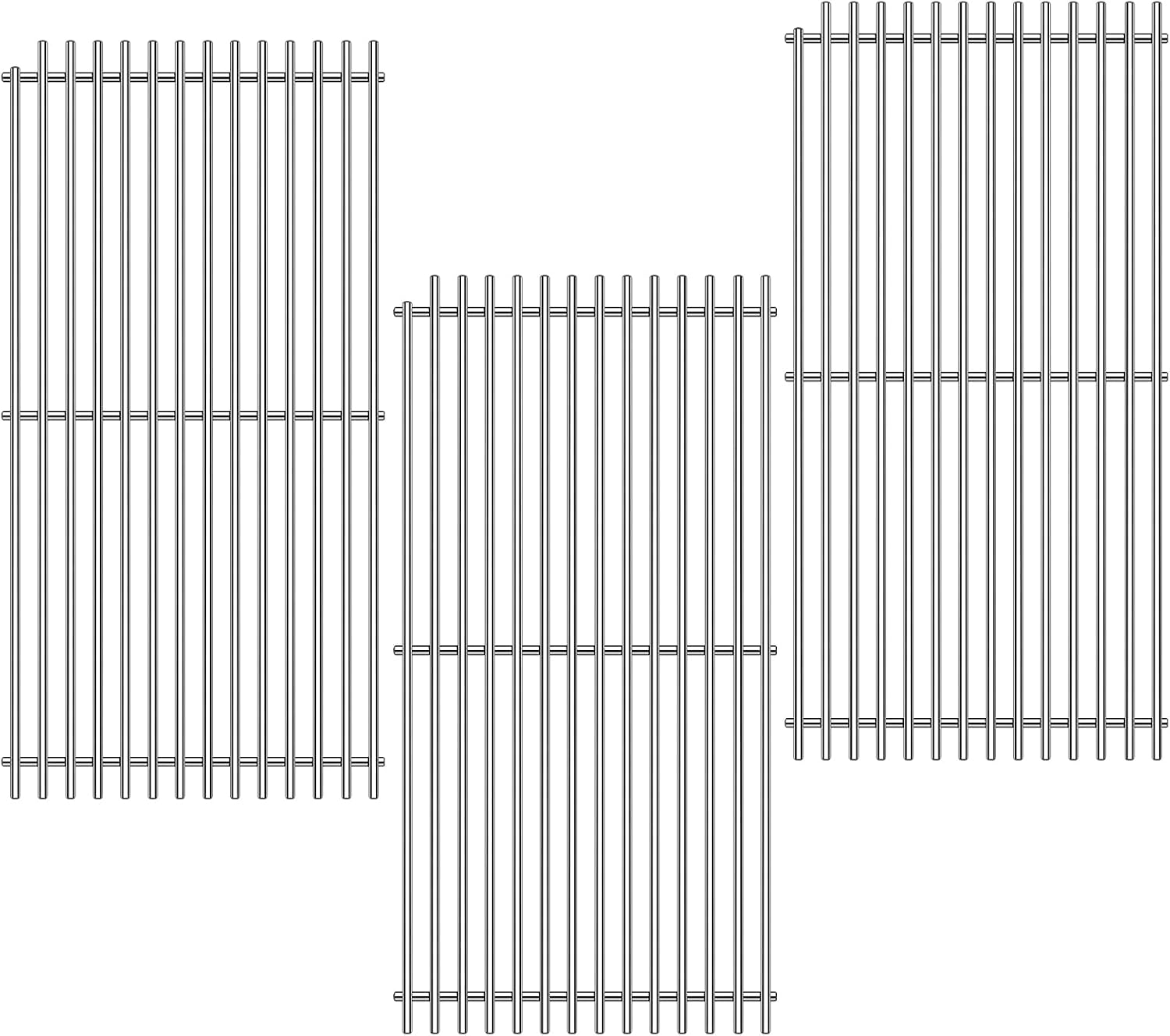 Grill Grates Replacement for DCS Grill Parts 54801 DCS 36, 48, 36ABQR,36BQ, 36BQR, 36DBQ, 48DBQAR, 48DBQR, 48EBQAR, 48EBQR, BGA36-BQARL, BGA36-BQARN, Stainless Steel Ceramic Rods Grids BBQ 20”