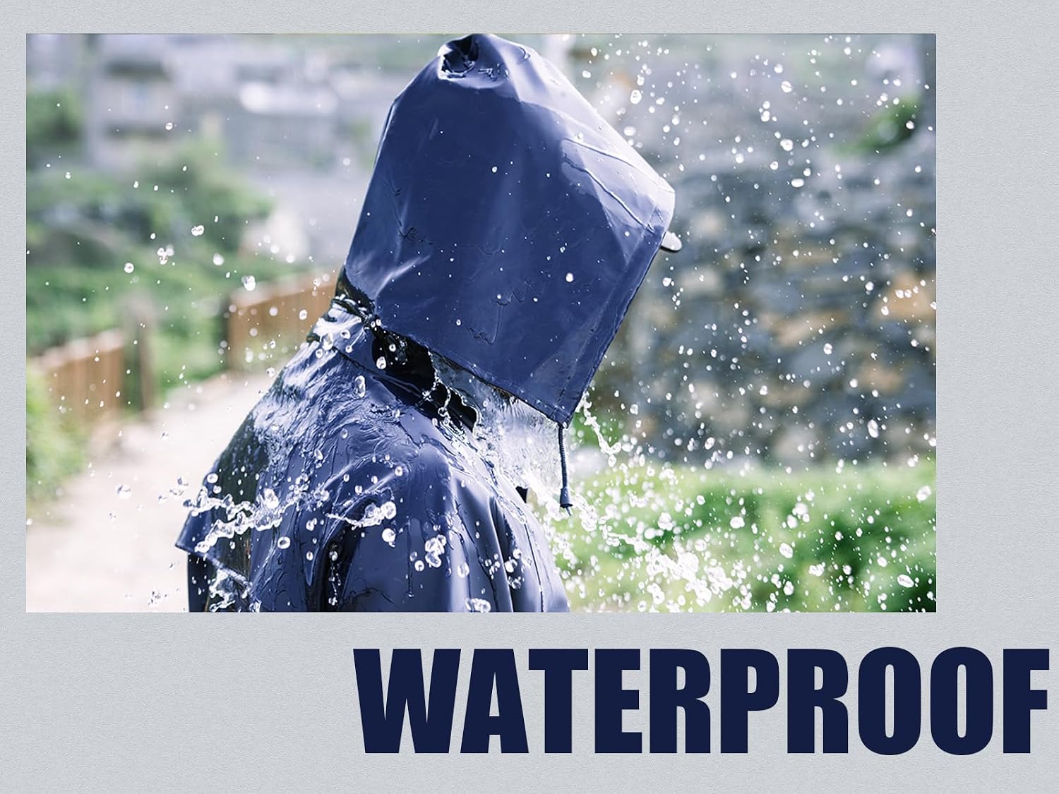 RainRider Rain Suits Waterproof for Men Women Heavy Duty Rain Gear Reflective Jacket Bib Pants 3 Pieces Rainwear
