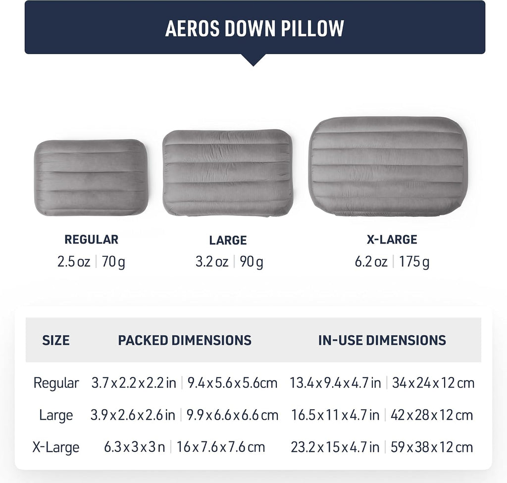 Sea to Summit Aeros Down Inflatable Pillow