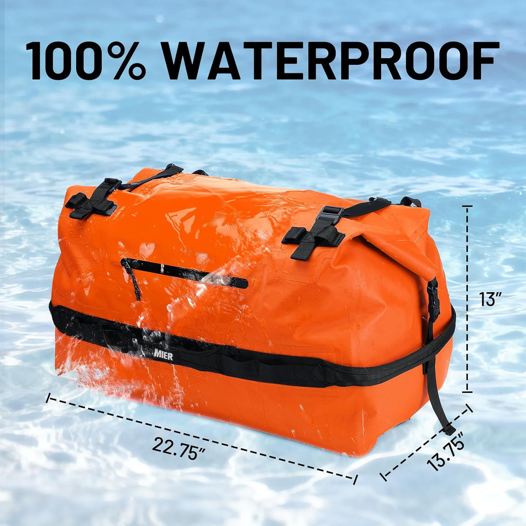 MIER Large Waterproof Duffel Bag - 60L/80L Dry Bag Backpack