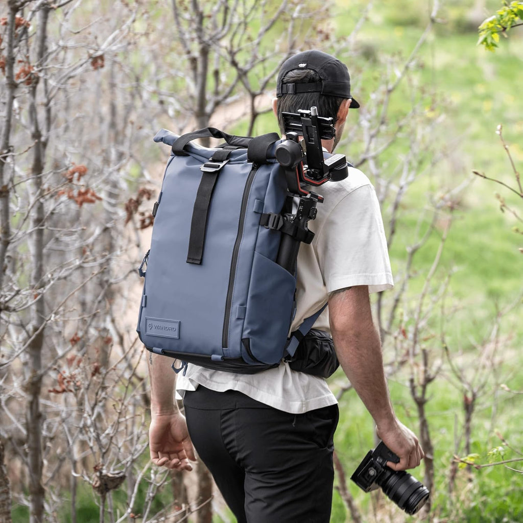WANDRD PRVKE 31L Camera Backpack, Wasatch Green, Quick-Draw Side Access