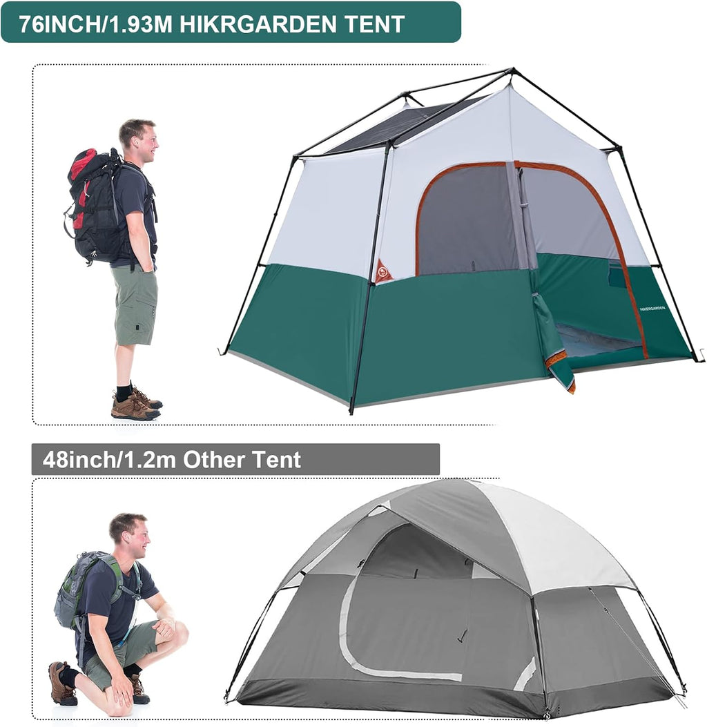 HIKERGARDEN 6-8 Person Tent for Camping Family Outdoor Cabin Tent