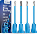 Suzzam Silicone Resin Mixer Paddles, 4Pcs Epoxy Mixer for Drill