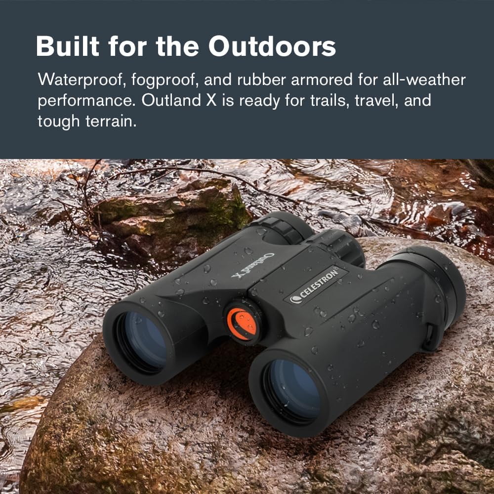 Celestron Outland X 8x25 Pocket Binoculars for Travel & Sports