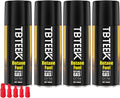 TBTeek Butane Refill, Ultra-Refined Lighter Fluid Refill, 100ml Butane Fuel Refill, Butane Canister for Torch Lighter, Butane Torch, Kitchen Blow Torch (4 Can)