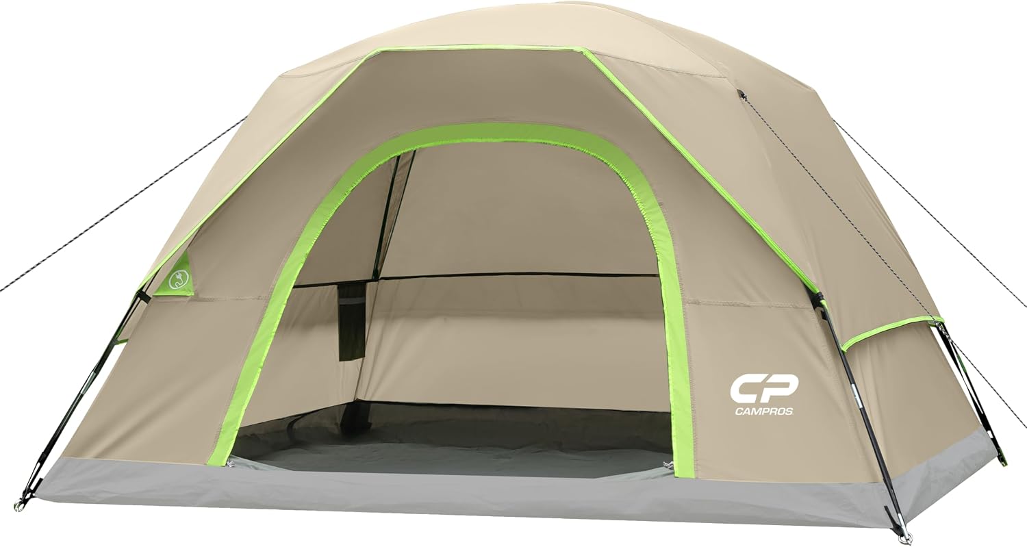 CAMPROS CP Tents for Camping 2/4/6 Person, Waterproof Windproof Dome Tent