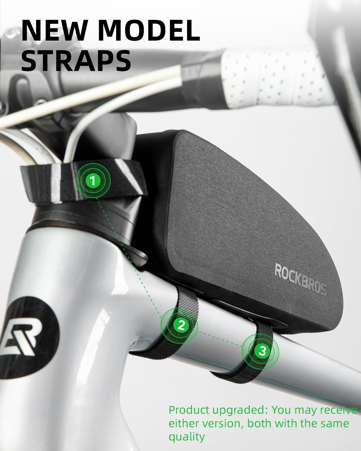 ROCKBROS Top Tube Bike 840D Nylon Waterproof Bag Bicycle Front Frame Bag