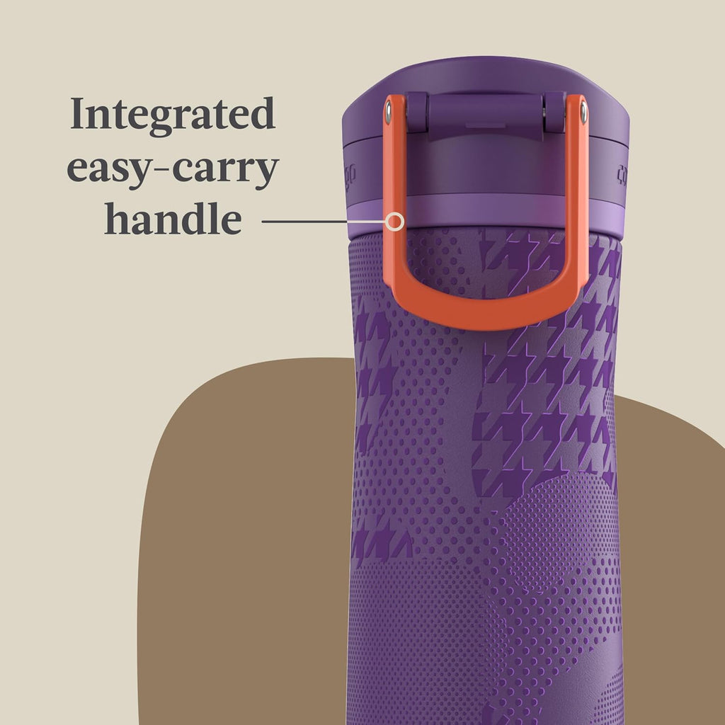 Contigo x Ally Love Jackson Chill 2.0, Stainless Steel, Spill Proof Water Bottle with AutoPop Lid, BPA Free, 24oz, Violet