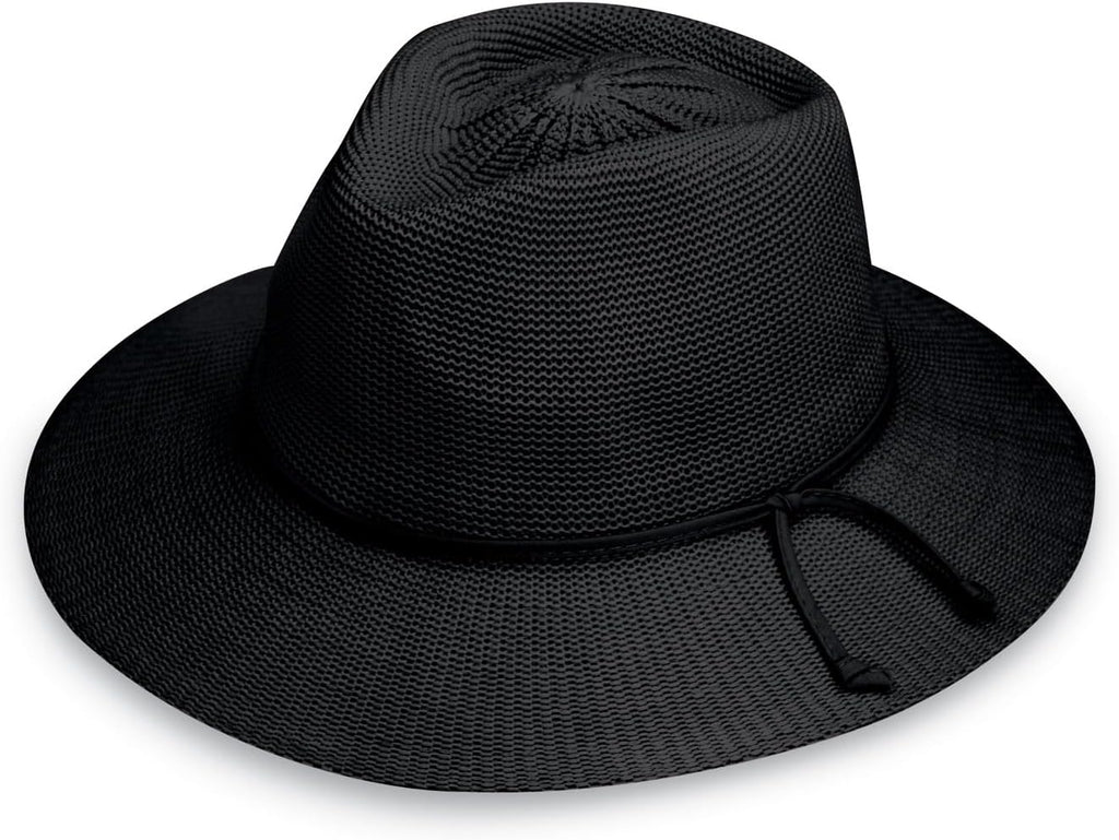 Wallaroo Hat Company Women's Victoria Fedora – UPF 50+ UV Protection, Wide Brim, Packable & Adjustable Sun Hat
