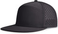 AOPREL Flat Brim Baseball Cap for Men Adjustable Water-Resistant Performance Hat with Breathable Laser Perforated