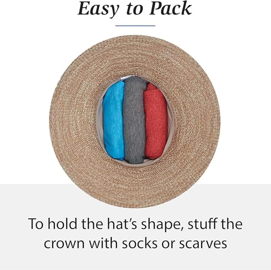 Wallaroo Women's Victoria Sun Hat | Packable Design, Adjustable Sizing, Sophisticated Style