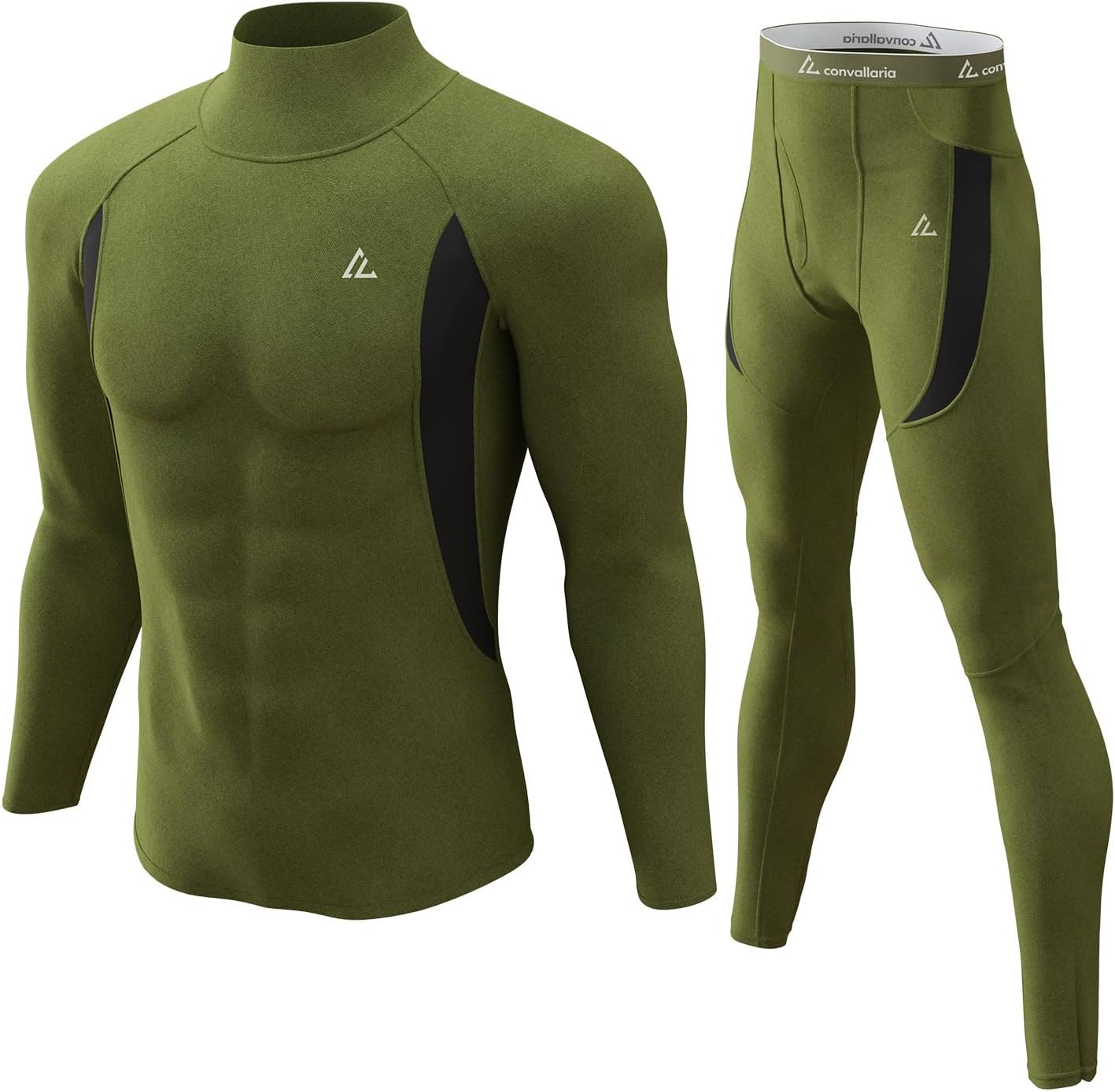 Mens Thermal Underwear Long Johns Set Cold Weather Hunting Base Layer