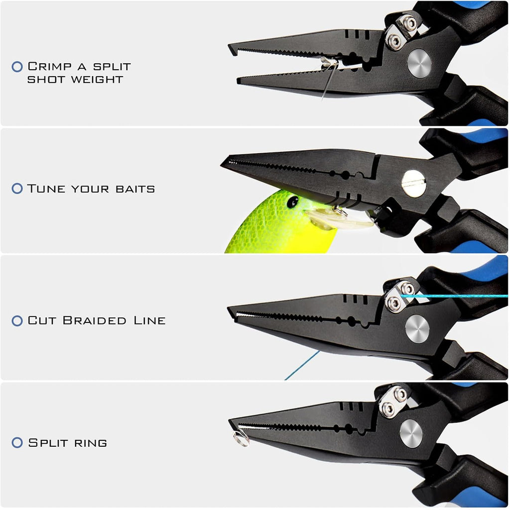 KastKing Intimidator Fishing Pliers, Saltwater Resistant Fishing Gear