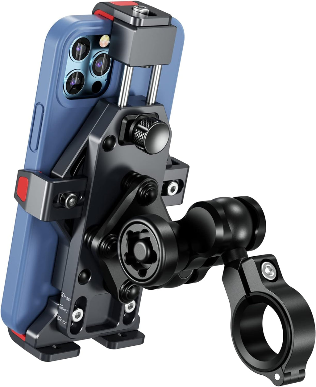 BRCOVAN Anti-Theft Aluminum Alloy Motorcycle Phone Mount Holder