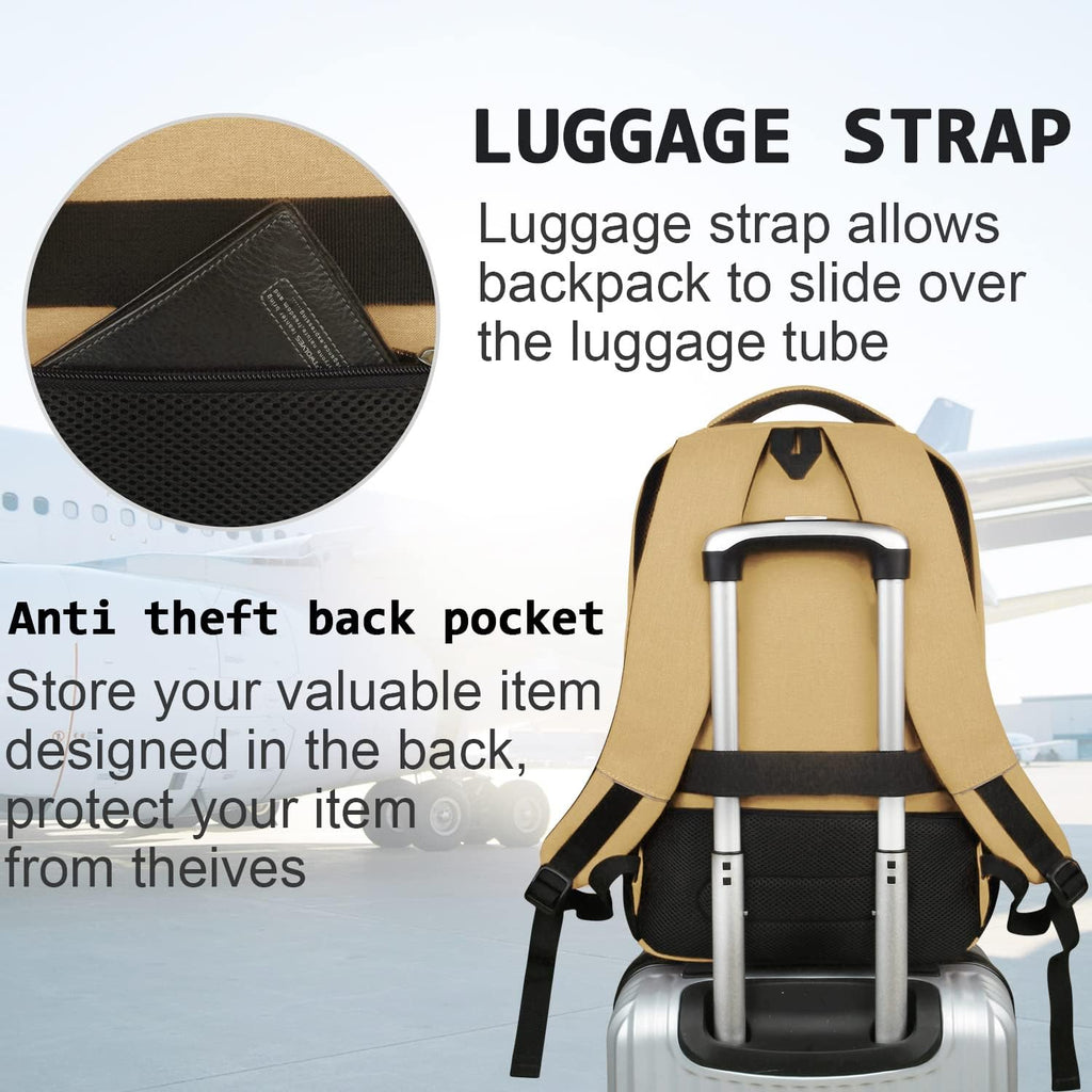 Volher Laptop Backpack,Business Travel Anti Theft Slim College Backpack