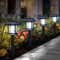 Greluna Solar Pathway Lights Outdoor,12 Pack Cool White 6000K Solar Lights, | Waterproof Auto On/Off Dawn to Dusk Landscape Lights for Garden, Path, Yard, Patio, Driveway,Walkway Decor