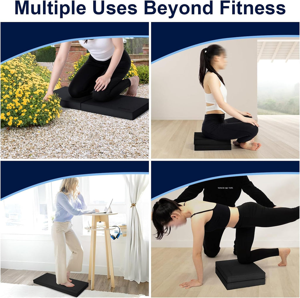 StrongTek Foam Balance Pad, High-Density TPE, 15.8 x 13 x 2 in, Non-Slip