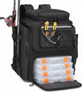 HAMBOLY 45L Fishing Backpack with Rod Holders & Built-in Foldable Divider