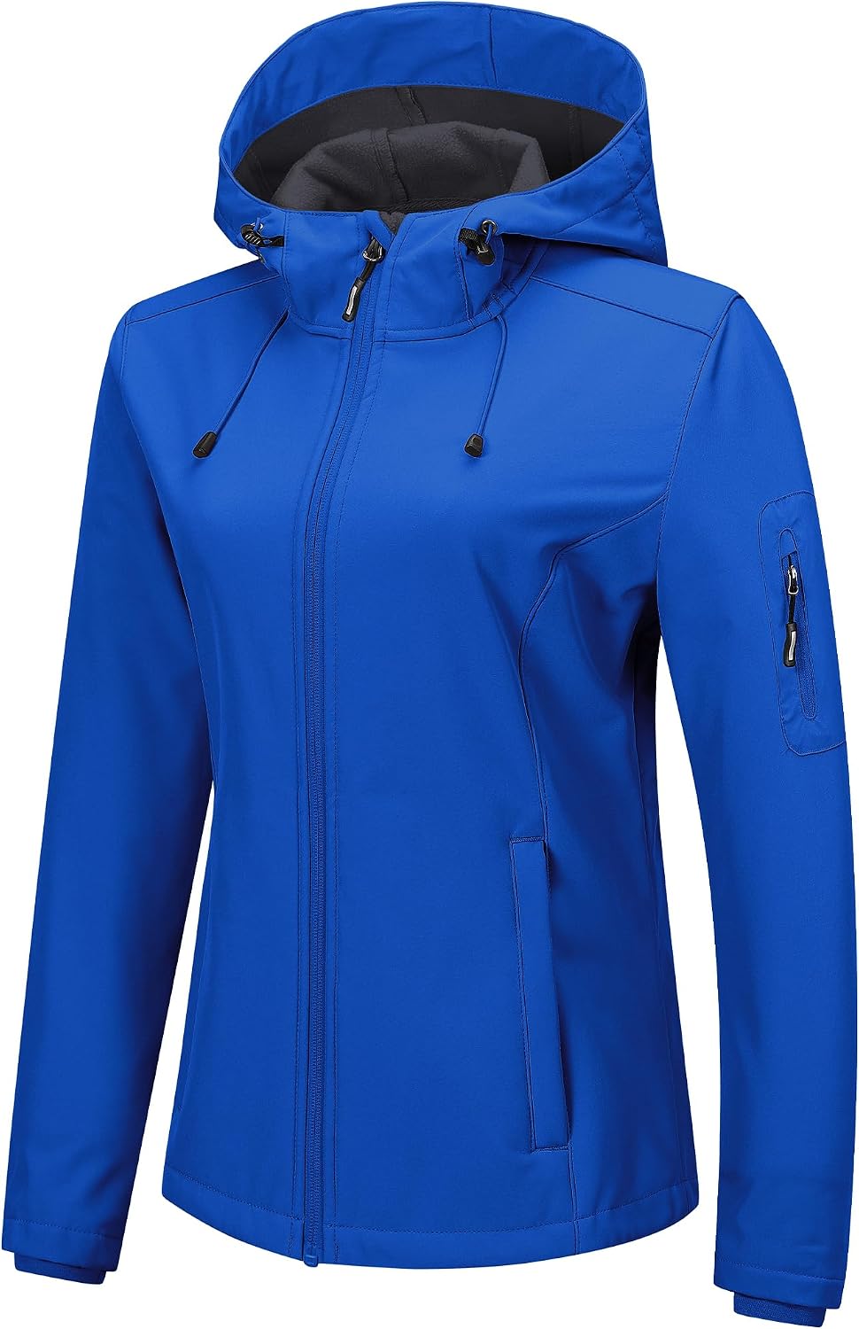 Outdoor Ventures Women's Softshell Jacket Fleece Lined Waterproof Rain Coat