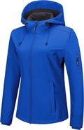 Outdoor Ventures Women's Softshell Jacket Fleece Lined Waterproof Rain Coat