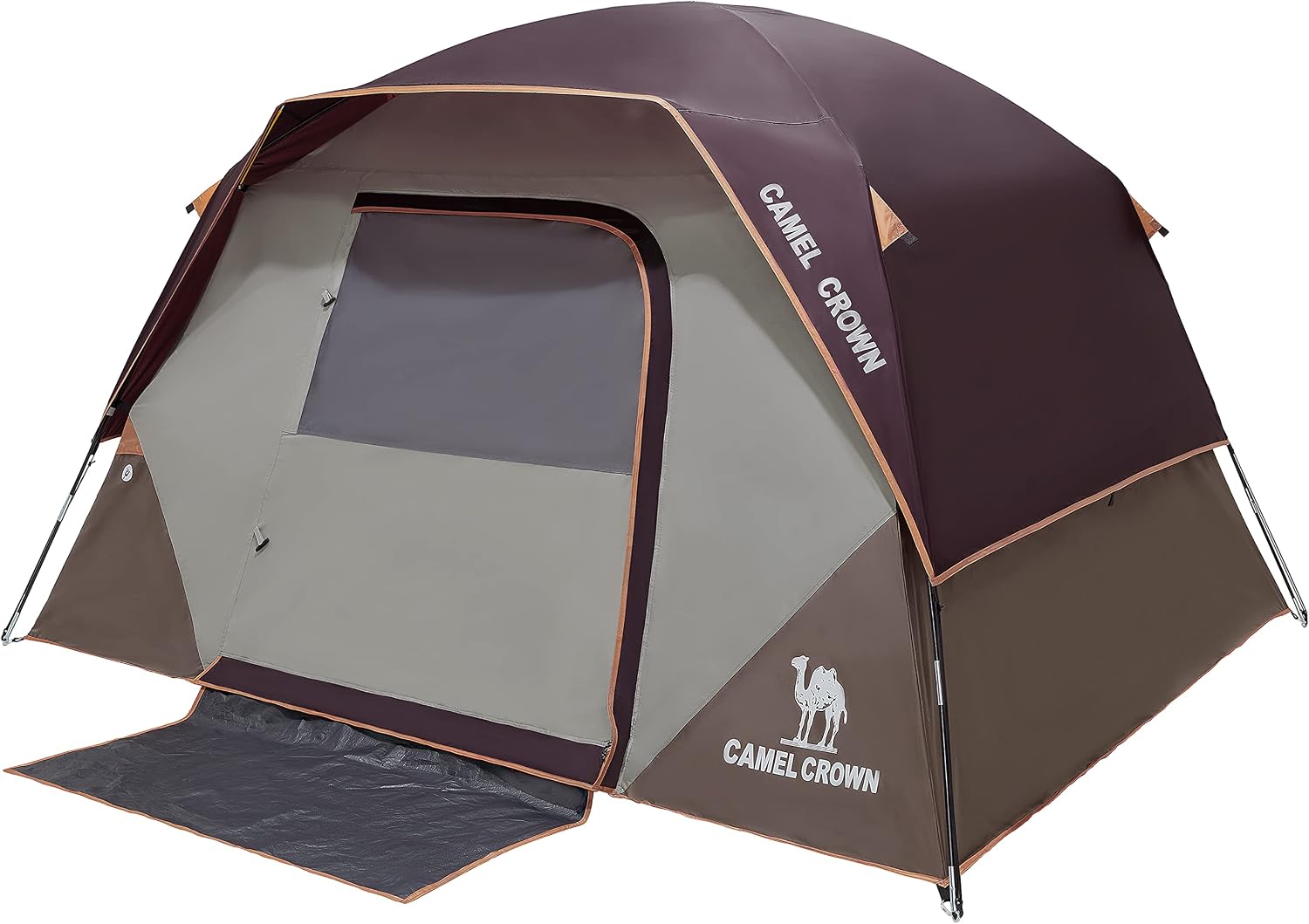 CAMEL CROWN Tents for Camping 4/8 Person Waterproof Tent Quick Setup Folding Outdoor Backpacking Tents Family Hiking